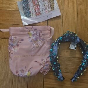 lele sadoughi x loveshackfancy headband NWT